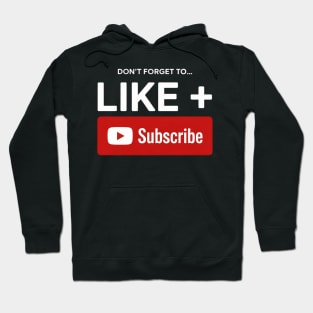 Video Blogger Vlogger Like Subscribe Podcaster Hoodie